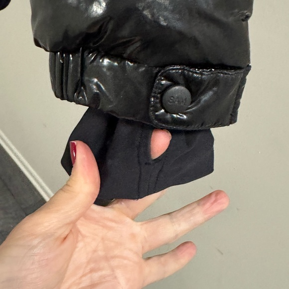 SAM Women's Freestyle Bomber/Puffer Jacket Jet Black Size Large - Picture 7 of 16